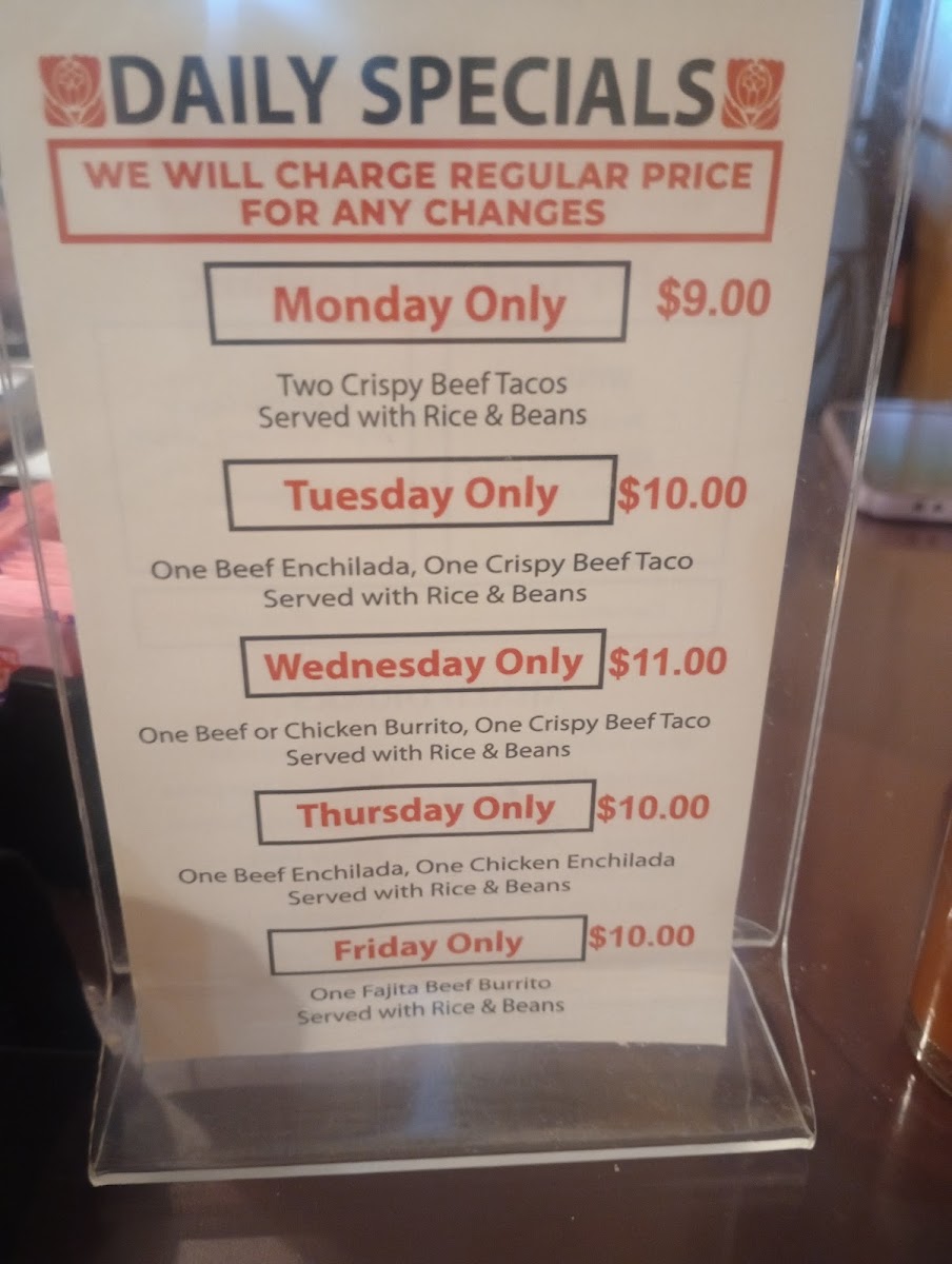 El Puerto Menu - Image 5